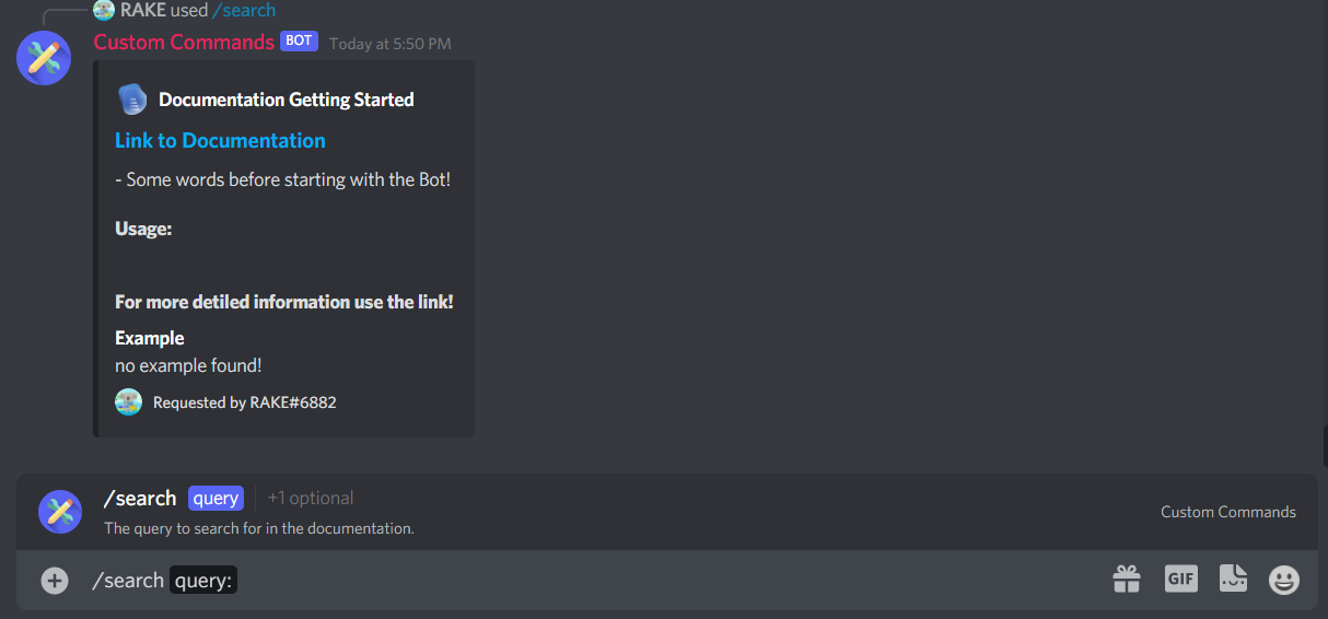 Add Custom Command Discord Bot | Discord Bot List